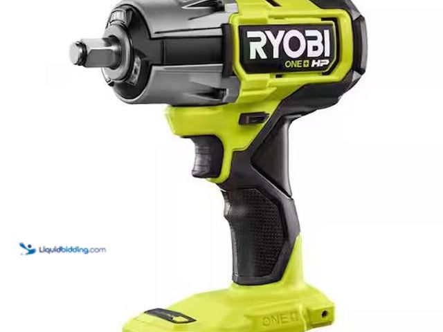 Lot 49-1548468 - RYOBI ONE+ HP 18V Brushless Cordless 4-Mode 1/2 in. Impact Wrench (Tool Only) Model # P262, Slightly...
