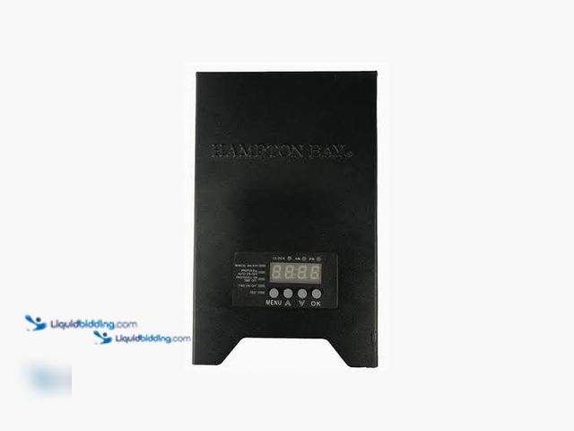 Lot 49-5581477 - Hampton Bay Low-Voltage 300-Watt Metal Landscape Lighting Transformer with Dusk to Dawn Sensor. Mode...