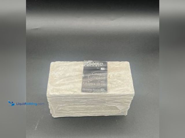 Lot 49-5551683 - (8-Pk) Premier Decor Bologna Chiaro Textured Floor & Wall Tile 6"L x 3"W, Unused in a PK of 7