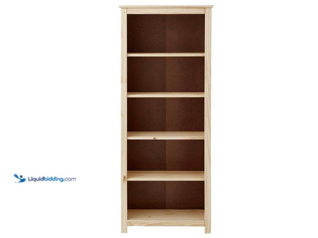 Lot 49-5440988 - StyleWell
4-Shelf Unfinished Natural Pine Wood Standard Bookcase (58 in. H) (attachments and hardwa...