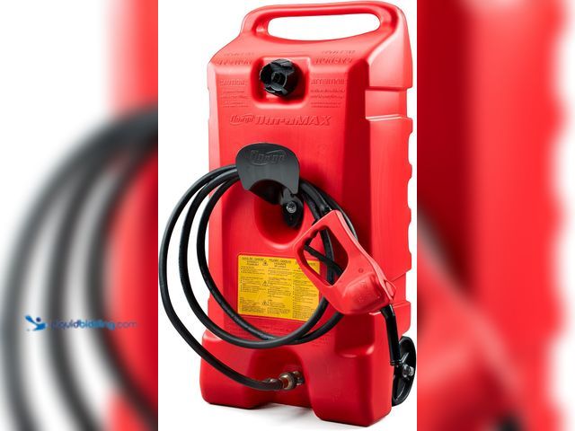 Lot 49-5552782 - Scepter Duramax Flo ’N Go 14 Gallon Gas Caddy, 53 Liter Fuel Tank, Red | Updated Version, Portable F...