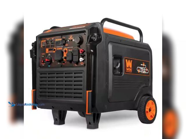 Lot 49-2001307 - WEN 10,500-Watt Tri-Fuel Electric-Start 120V/240V Gas, Propane, and Natural Gas Inverter Generator w...