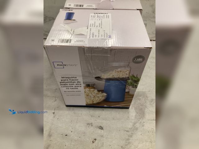 Lot 49-3566878 - Mainstays 10 Cup Hot Air Popcorn Maker, Unused in a PK of 2