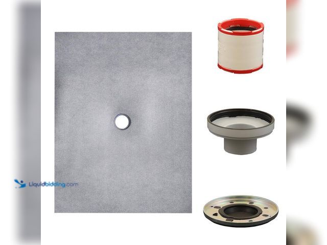 Lot 49-5449391 - Everbilt
Watershield Shower System 36 in. x 48 in. Waterproof Center Drain Shower Tray With Drain A...