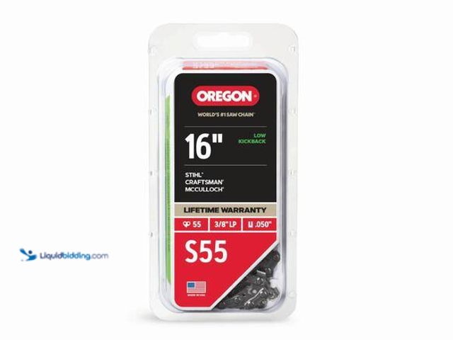 Lot 49-5546773 - Oregon S55 Chainsaw Chain for 16 in. Bar, Fits McCulloch, Stihl, Craftsman, Wen, Poulan and more Mod...