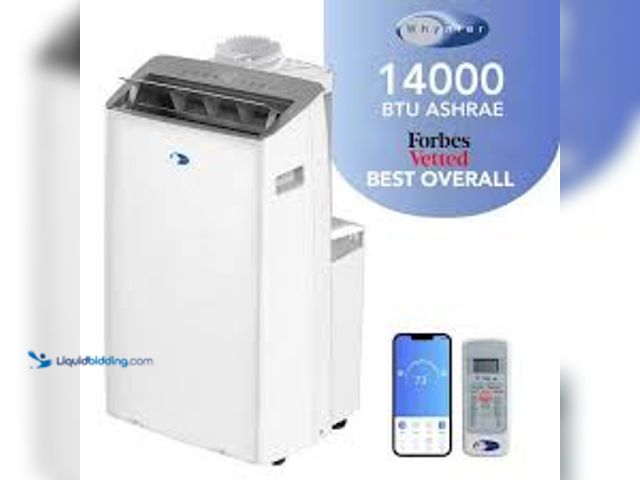 Lot 49-5415738 - Whynter NEX 12,000 (DOE) BTU Portable Air Conditioner Cools 600 Sq.Ft. with Dehumidifier and Wifi En...