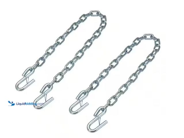 Lot 49-5555422 - TowSmart
40 in. Towing Safety Chains with S Hooks - 5,000 lb. Capacity, Unused