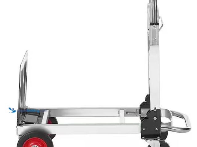 Lot 49-5450909 - SVOPES
Aluminum Folding Hand Truck, 2-in-1 Design, 400 lbs. Capacity, Industrial Collapsible Cart, ...