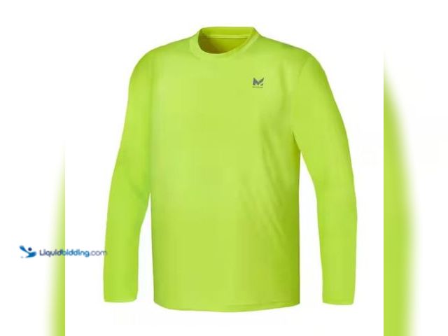 Lot 49-1577174 - Mission Unisex Long Sleeve Performance Shirt Hi Vis Yellow-Large, Model # 5493, Unused.   Ref#AHDSB0...