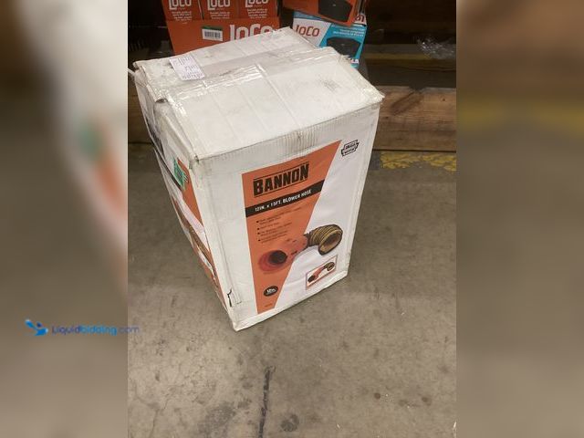 Lot 49-3539672 - Bannon 12 In x 15 Ft Blower Hose Item is used