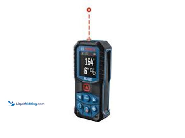 Lot 49-3540268 - Bosch BLAZE 165 ft. Dual Power Battery Laser Distance Tape Measuring Tool w/ Color Screen & Measurem...