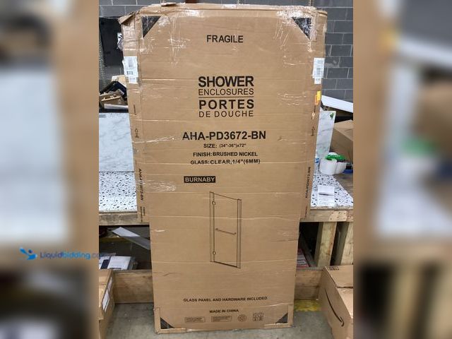 Lot 49-5433838 - 29 5/8x70 Slidng Glass Bathrrom Door One panel Only. Item is Unused
