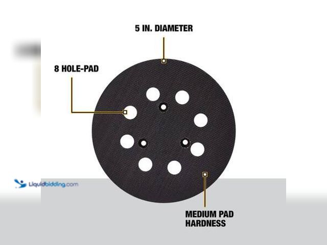 Lot 49-5554153 - DEWALT 5 in. Random Orbit Palm Sander Pad Model # DW4388