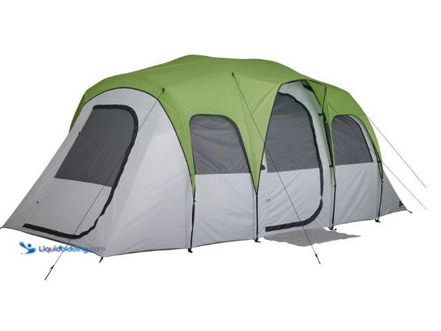 Lot 49-1622910 - Ozark Trail 8-Person Clip & Camp Dome Family Tent with Rainfly, Model # 6165854727, Unused, Has atta...