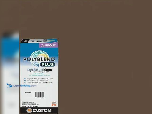 Lot 49-3528613 - Custom Building Products
Polyblend Plus #646 Coffee Bean 10 lb. Unsanded Grout
Q (2 pk) item is un...