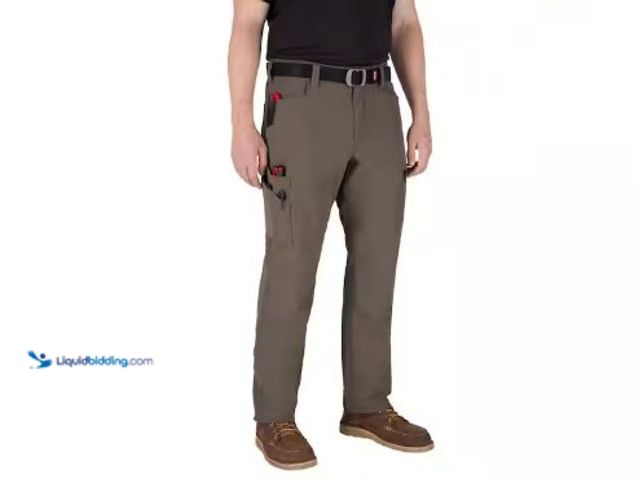 Lot 49-2025658 - Milwaukee Men's 36 in. x 30 in. Brown FREEFLEX Tech Work Pants with 7 Pockets, Model # M651N-3630, M...