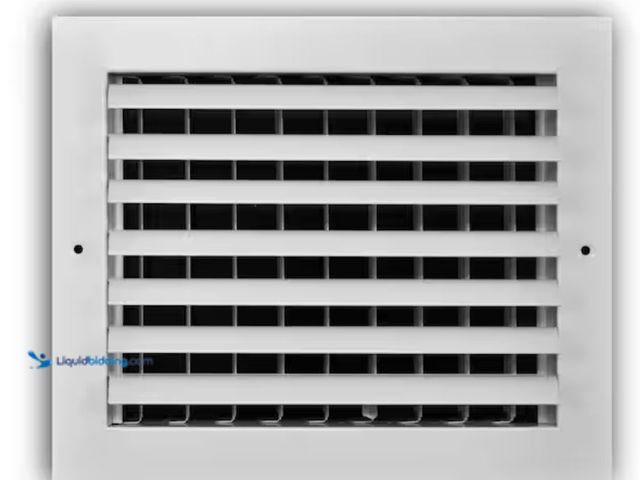 Lot 49-3611984 - Lot of (10) Everbilt 10 in. x 8 in. 1-Way Aluminum Adjustable Curved Blade Wall/Ceiling Register in ...