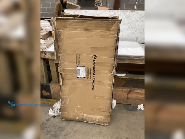 Lot 49-5460925 - LITHONIA CPX 2X4 4000LM 40K M2 LED FLAT PANEL 2X Item is used with dents on side corners