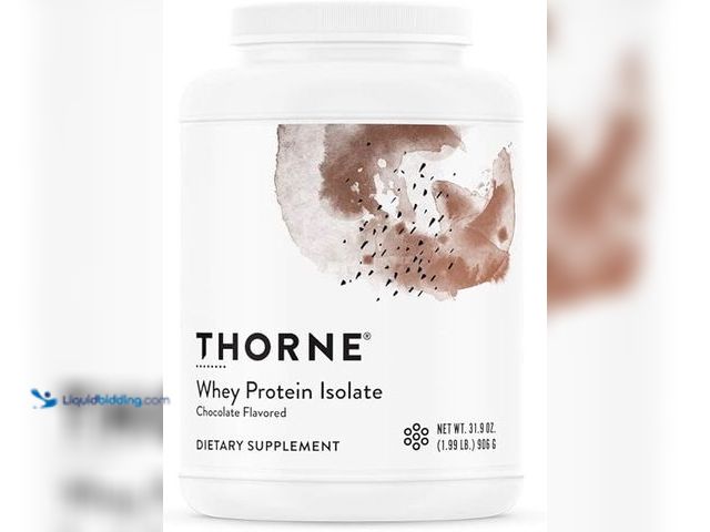 Lot 49-5415269 - THORNE - Whey Protein Isolate - 21 Grams of Easy-to-Digest Whey Protein Powder - NSF Certified for S...