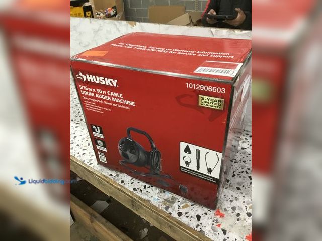 Lot 49-5478685 - Husky
5/16 in. x 50 ft. Cable Drum Auger Internet # 332870542
Model # 68292
Store SKU # 101290660...