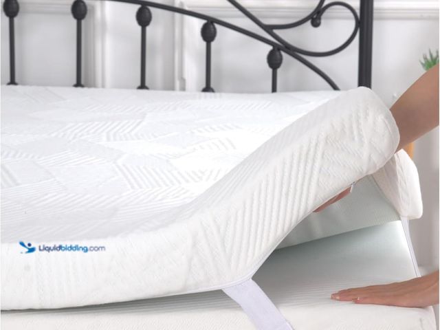 Lot 49-3528154 - 3 Inch California King Mattress Topper, Memory Foam Bed Topper with Removable Cover, Cooling Gel & S...