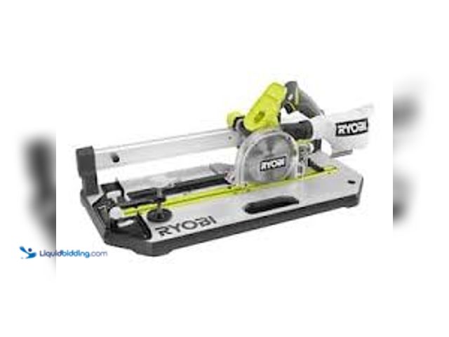 Lot 49-5485555 - RYOBI ONE+ 18V 5.5in. Cordless Flooring Saw with Blade (Tool Only). Model # PGC21B. Used with NO att...