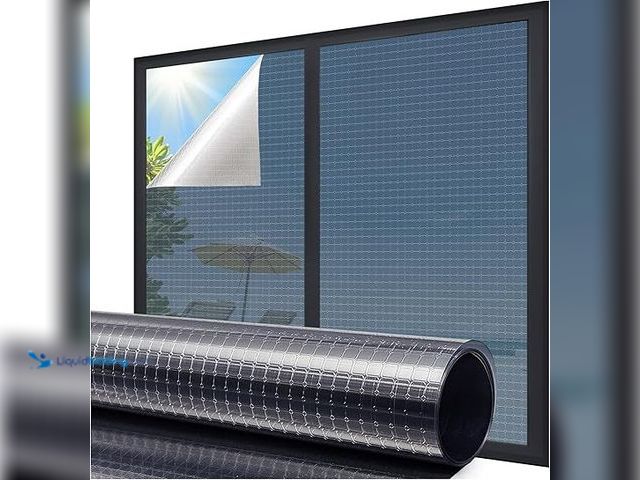 Lot 49-5407395 - Coavas One Way Privacy Window Film,Reflective Home Glass Mirror Tint See Out Not in,Heat UV Blocking...