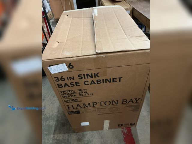 Lot 49-5464154 - Hampton Bay
Westfield Feather White Assembled Sink Base Kitchen Cabinet (36 in. W x 23.75 in. D x 3...