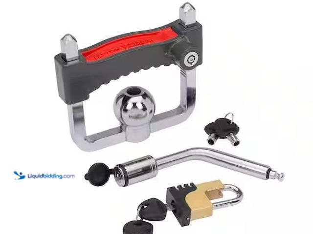 Lot 49-3637860 - TowSmart Pro Class Heavy-Duty Coupler Lock Kit, Model # 7435, Slightly used, Has attachments, Scuffs...