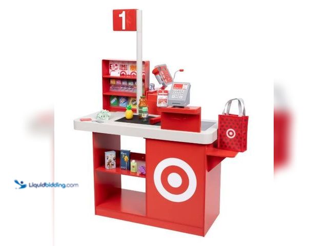 Lot 49-5452137 - Target Toy Checklane: Pretend Shopping Accessories, Play Money, Toy Cash Register, Batteries Require...