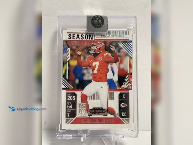 Lot 49-911540 - NFL Silver Bar Card Harrison Butker - .999 Fine Silver