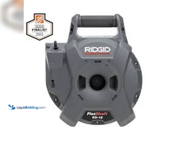 Lot 49-5407161 - RIDGID K9-12 FlexShaft Wall-to-Wall Drain Cleaner, 1/4 in. x 30 ft. Cleans 1-1/4 in. to 2 in. Pipes ...