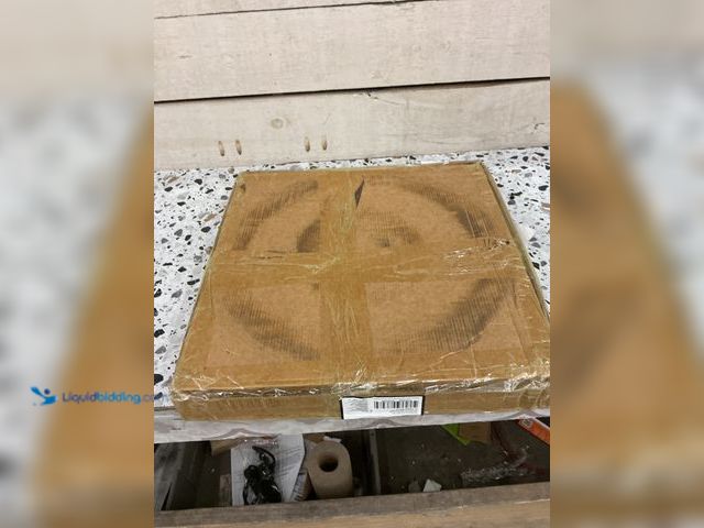 Lot 49-5450882 - CAP Barbell Economy Olympic Bumper Plate Set with Gray Logo, Black, 15 lb Pair. Item is Unused