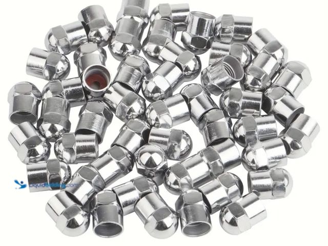 Lot 49-1820392 - New 50 pcs Leak-Proof Tire Valve Caps with O Ring - Easy Install, Enhances Vehicle Look - Fits Cars ...