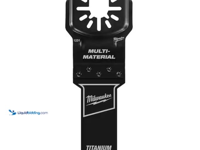 Lot 49-1574906 - (10-Pack) Milwaukee 1-3/8 in. Titanium Bi-Metal Universal Fit Wood and Metal Cutting Multi-Tool Osci...