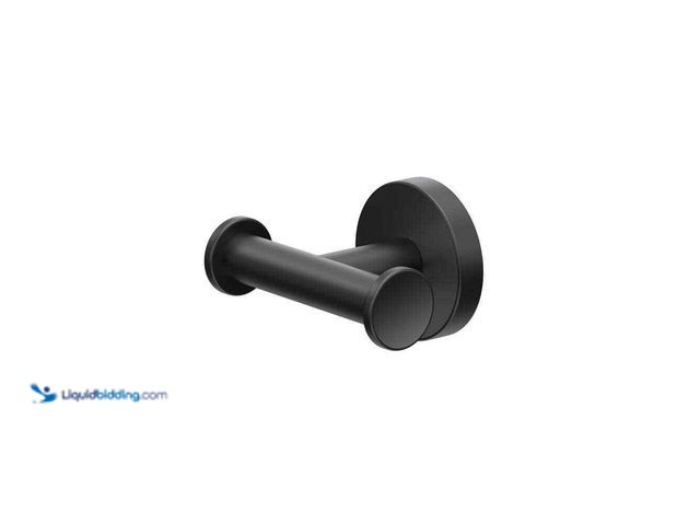 Lot 49-5412820 - Gatco 5345MX Level Robe Hook in Matte Black. Item is Unused x2