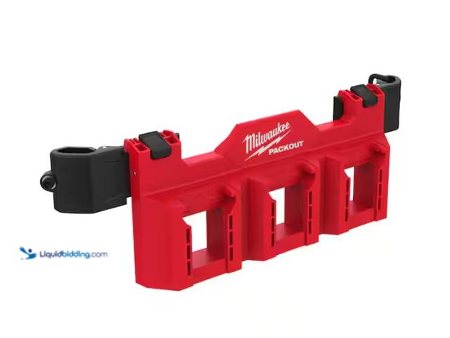 Lot 49-3613599 - Milwaukee PACKOUT M18 Battery Tool Box Rack Attachment, Model # 48-22-8603, Unused  Ref#PA0716