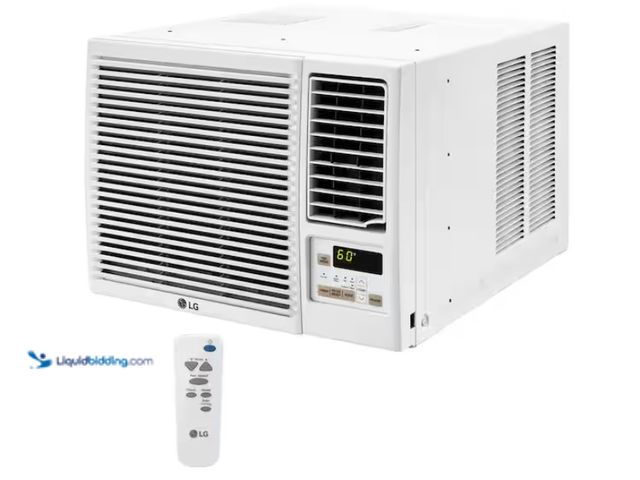 Lot 49-1568599 - LG 8,000 BTU 115V Window Air Conditioner Cools 350 sq. ft. with Wi-Fi, Remote and in White Model # L...