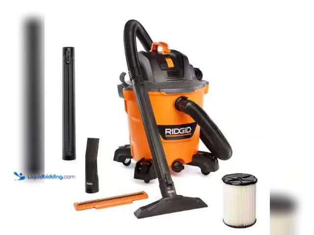 Lot 49-3615746 - RIDGID 9 Gal. 4.25 Peak HP NXT Shop Vacuum Wet Dry Vac with General Debris Filter, Locking Hose and ...
