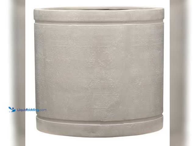 Lot 49-3539627 - Vigoro
14 in. Faux Medium Natural Concrete High-Density Resin Planter (14 in. D x 13 in. H) With Dr...