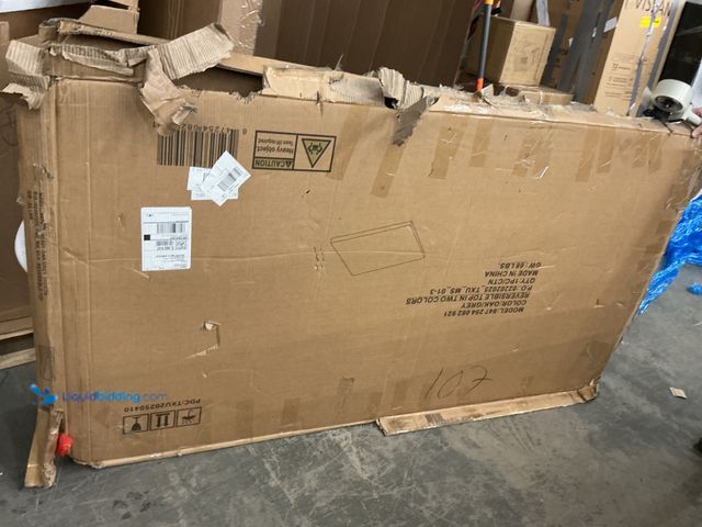 Lot 49-3532434 - 74"x38" Table Top (oak/grey) (reversible top) (scuffs and scratches) (chipped) Used