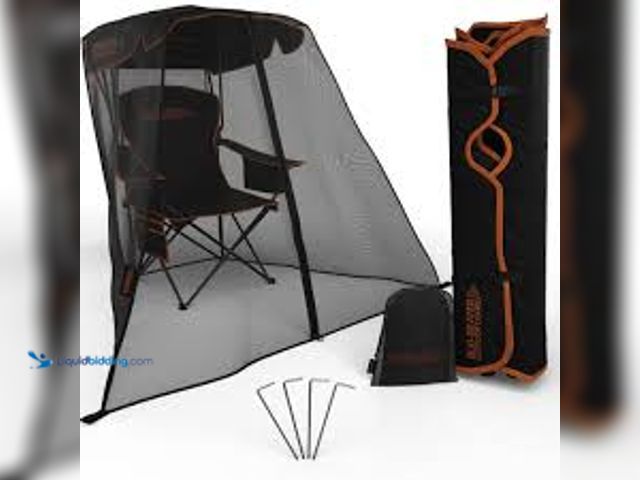 Lot 49-5553219 - The Bug Beater™ 2.0 The World's FIRST Canopy Chair, Bug Net, & Beverage Cooler All-In-One UNUSED.