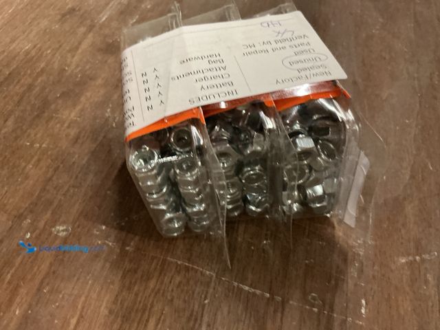 Lot 49-5449141 - Everbilt
1/2 in. Stainless Steel Nut, Washer and Lock Washer (6-Piece per Pack) (4pack) Unused