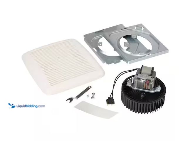Lot 49-1576428 - Broan-NuTone QuicKit 60 CFM 3.0 Sones Bathroom Replacement Motor and Grille/Cover Model # BKR60, Sli...
