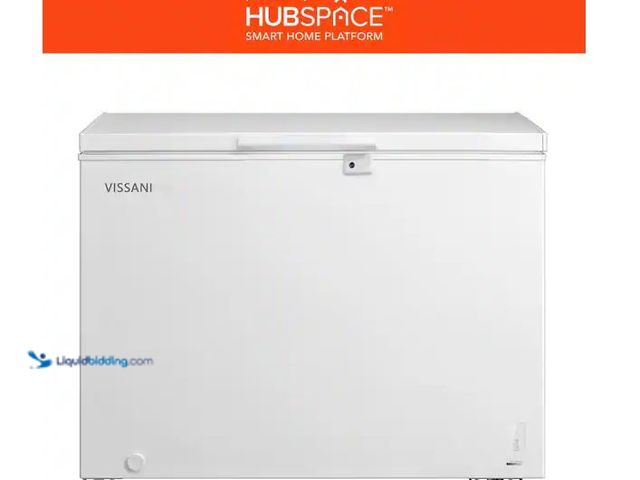 Lot 49-1576718 - Vissani 8.8 cu. ft. Manual Defrost Convertible Garage Ready Chest Freezer in White, Powered by Hub s...
