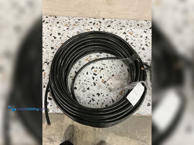 Lot 49-5459359 - Cerrowire. 6/3 Black Stranded CerroMax SLiPWire Copper NM-B Wire Roll.