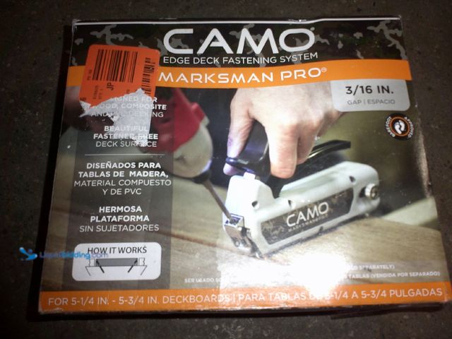 Lot 49-1517134 - CAMO
Marksman Pro - Hidden Deck Fastener Installation Tool - 3/16 in. Spacing for Cedar and Composi...