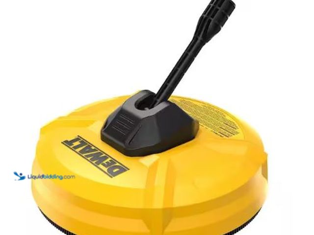 Lot 49-3432454 - DEWALT 12 in. Rotating Driveway and Sidewalk Surface Cleaner Pressure Washer Attachment (3000 PSI MA...