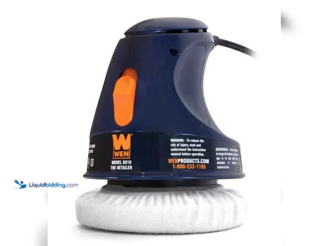 Lot 49-2001220 - WEN 120-Volt 6 in. Waxer/Polisher, Model # 6010, Unused, Has attachments, Powers on.   Ref#WEN0701