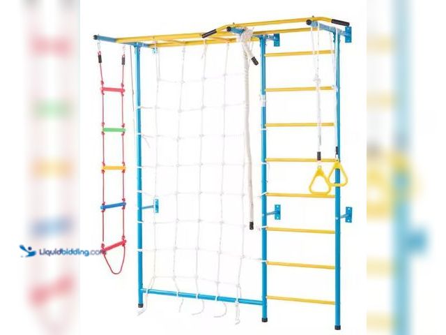 Lot 49-5486448 - SKYSHALO
Indoor Jungle Gym for Toddlers, 7-in-1 Climbing Playset with Carbon Steel Swedish Ladder, ...